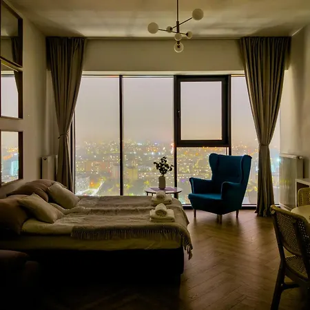 Ans Hanza Tower 21st Floor With View, Swimming Pool, Sauna, Jacuzzi, Viewing Terrace