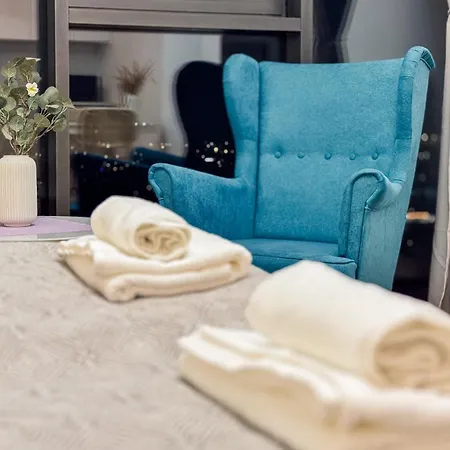 Ans Hanza Tower 21st Floor With View, Swimming Pool, Sauna, Jacuzzi, Viewing Terrace Estetino