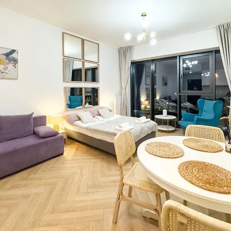 Ans Hanza Tower 21st Floor With View, Swimming Pool, Sauna, Jacuzzi, Viewing Terrace Apartment Stettin