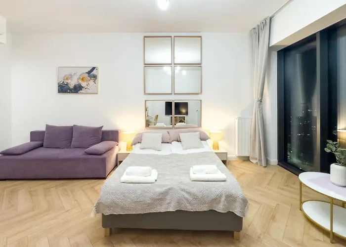 Lägenhet Ans Hanza Tower 21st Floor With View, Swimming Pool, Sauna, Jacuzzi, Viewing Terrace