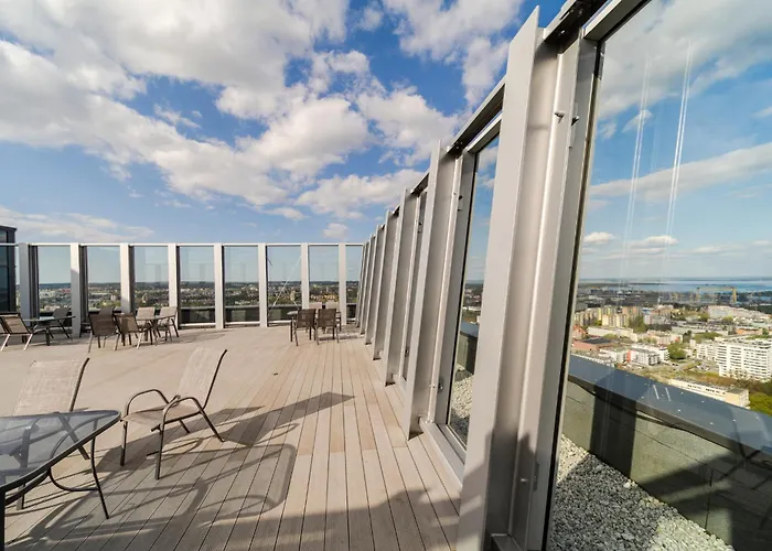 Lägenhet Ans Hanza Tower 21st Floor With View, Swimming Pool, Sauna, Jacuzzi, Viewing Terrace *