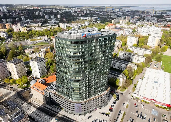 Lägenhet Ans Hanza Tower 21st Floor With View, Swimming Pool, Sauna, Jacuzzi, Viewing Terrace